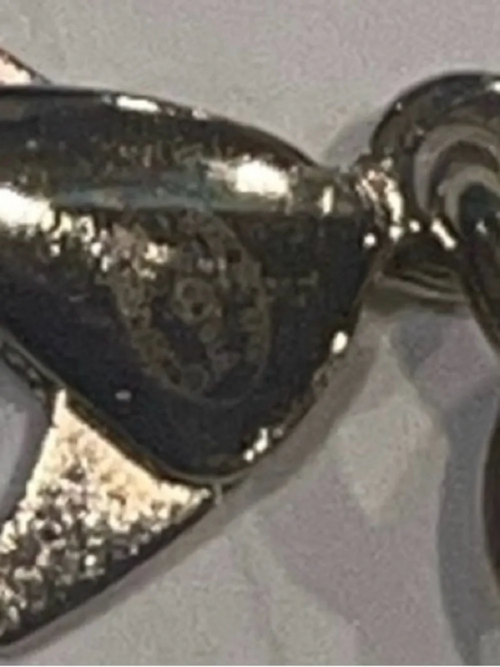 CHANEL Gold Pearl & Crystal CC Medallion Cuff Bracelet